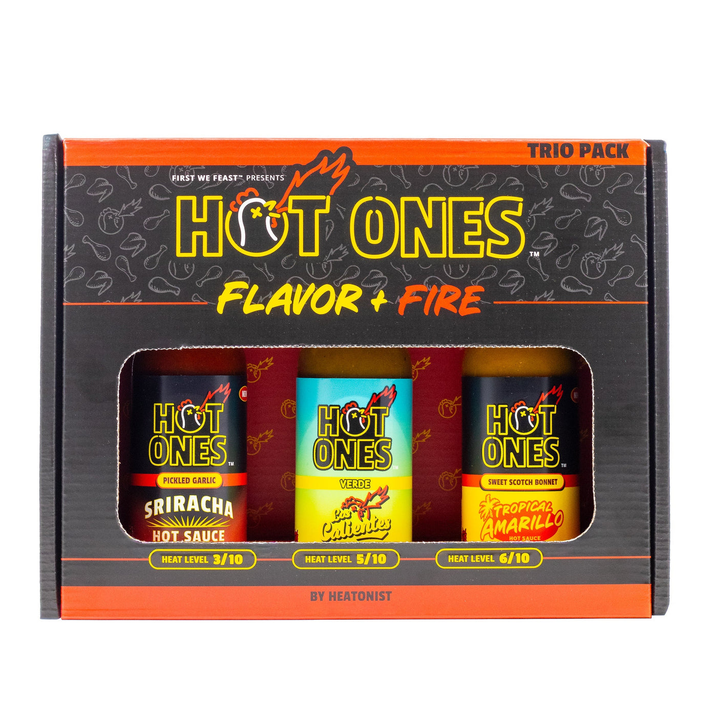 Flavor and Fire Trio Pack | Hot Ones C6