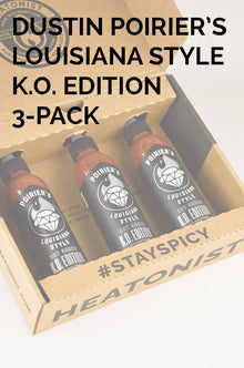 Dustin Poirier Hot Sauce - KO Edition 3 Pack N1