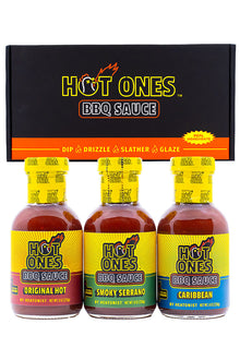 Hot Ones BBQ Trio Pack (Original / Smoked Serrano / Caribbean) S2