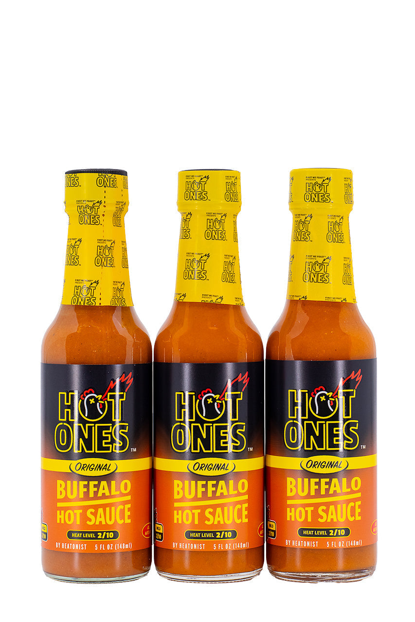 Buffalo Hot Sauce 3-Pack | Hot Ones Hot Sauce R5
