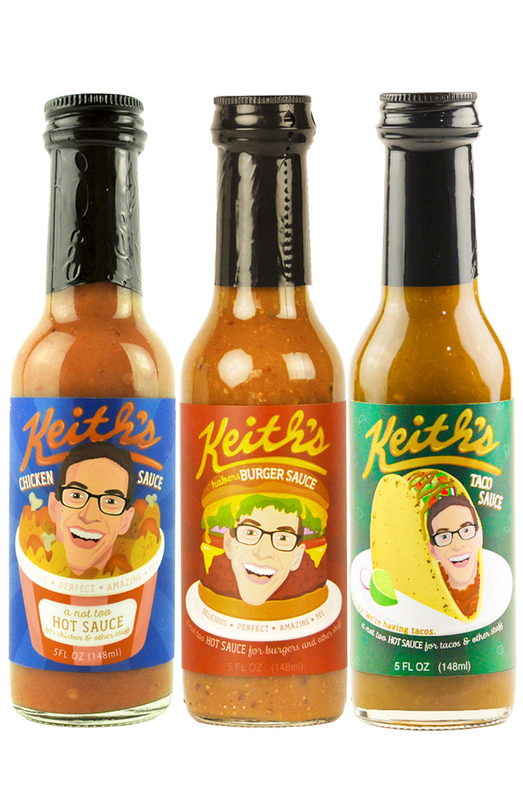 Keith's Hot Sauce Trio Pack M9