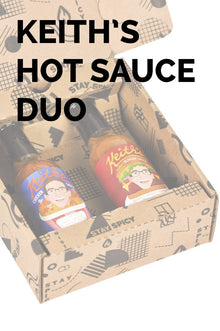 Chicken & Burger Hot Sauce Duo Pack | Keith's O8