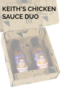 Keith's Chicken Sauce Hot Sauce Duo Pack | Keith's A4