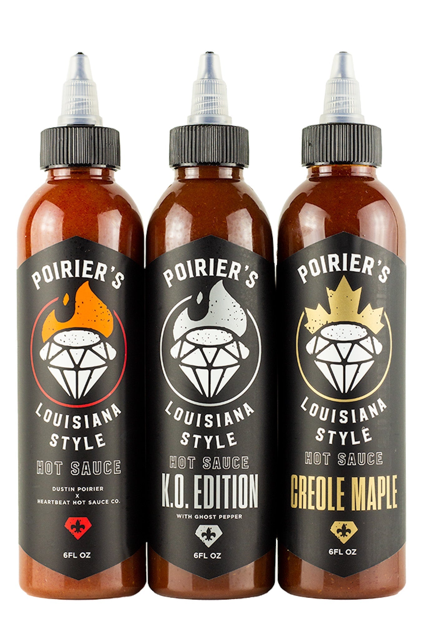 Poirier's Louisiana Style Hot Sauce Trio Pack | Dustin Poirier’s Louisiana Style N5